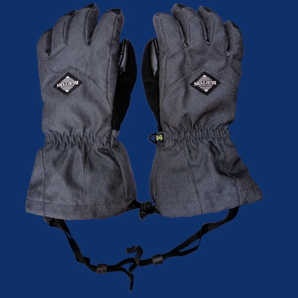 Kids Burton Profile Gloves Dark Denim Large EUC